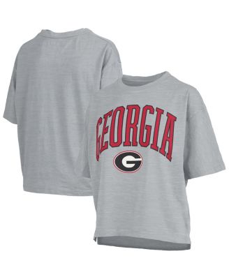 Women's Gray Georgia Bulldogs Nelson T-Shirt