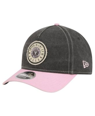 Men's Black Inter Miami CF Jersey Hook 9FORTY Adjustable Hat