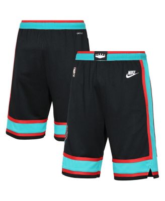 Big Boys and Girls&nbsp;Black Memphis Grizzlies Hardwood Classics Dri-FIT Swingman Shorts