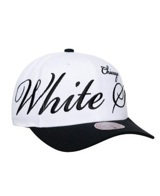 Men's and Women's White/Black Chicago White Sox XL Script Pro Crown Adjustable Hat