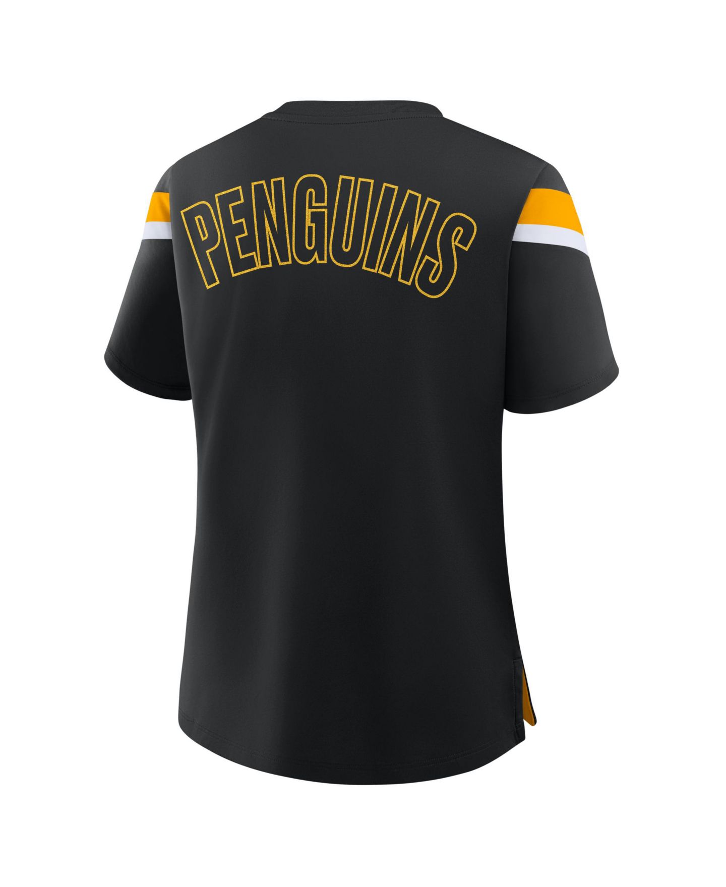 Женская футболка Fanatics Black Pittsburgh Penguins Offside Athena — фото 3