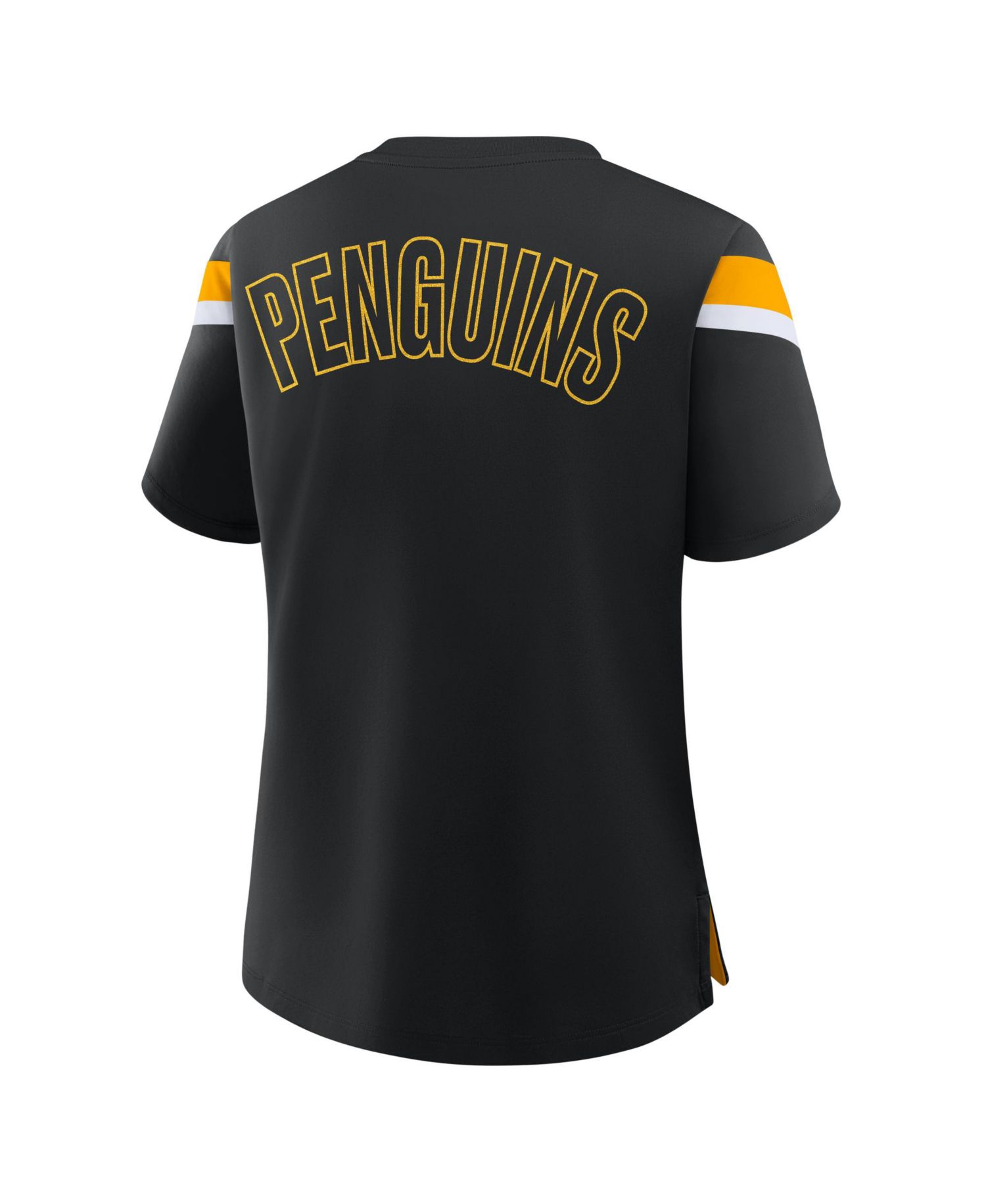Women's Black Pittsburgh Penguins Offside Athena T-Shirt