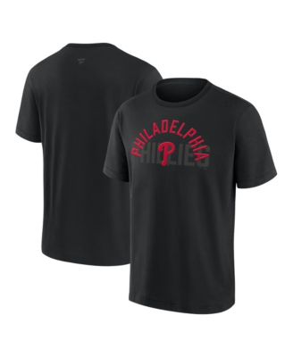 Men's Philadelphia Phillies Black Out Heavyweight T-Shirt