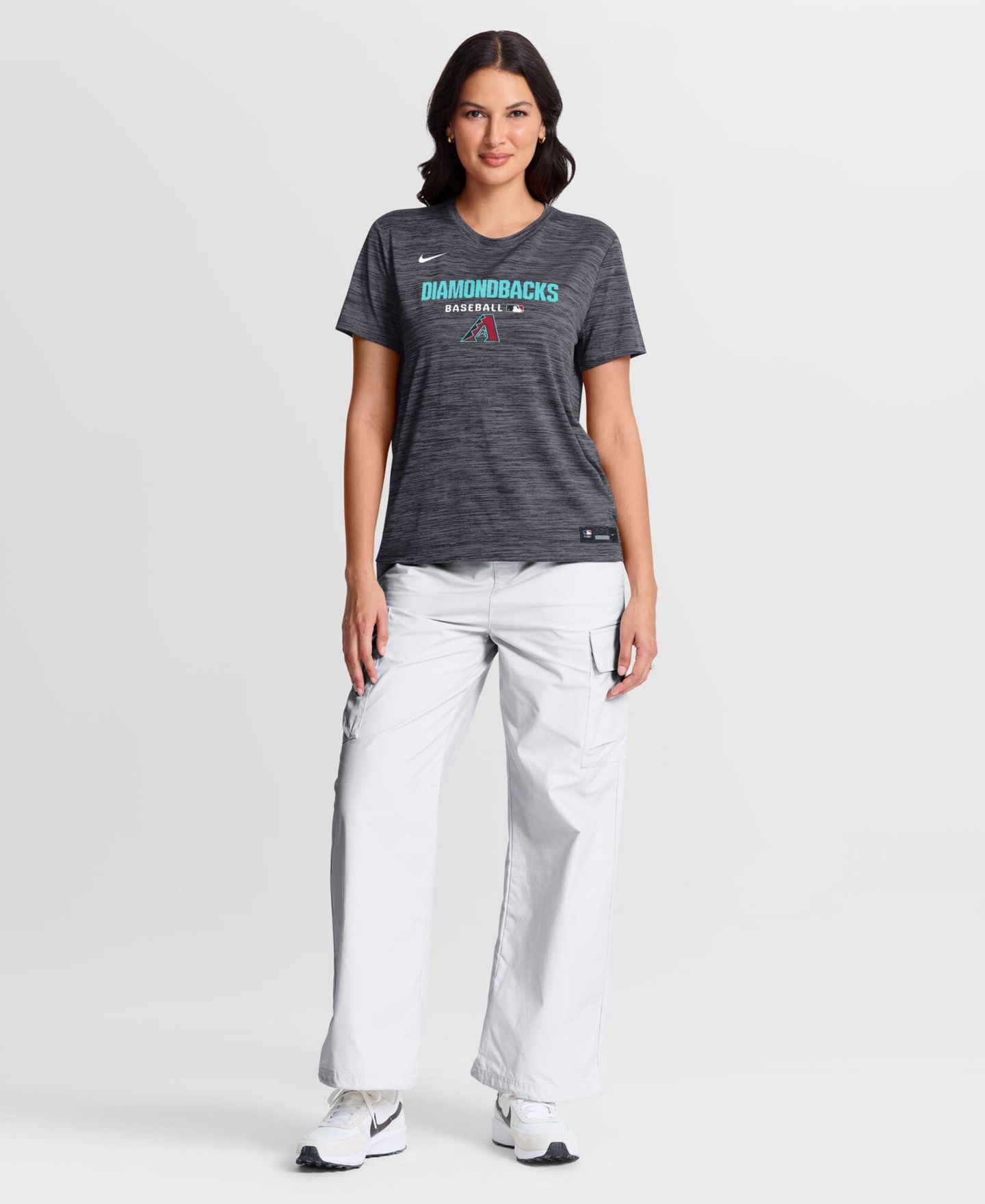 Женская футболка Nike Black Arizona Diamondbacks Authentic Collection Velocity Dri-FIT — фото 5