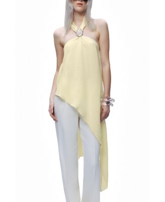 Women's Sleeveless Halter Blouse