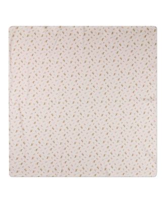 Baby Girls Floral-Printed Double-Sided 100% Cotton Snuggle Blanket