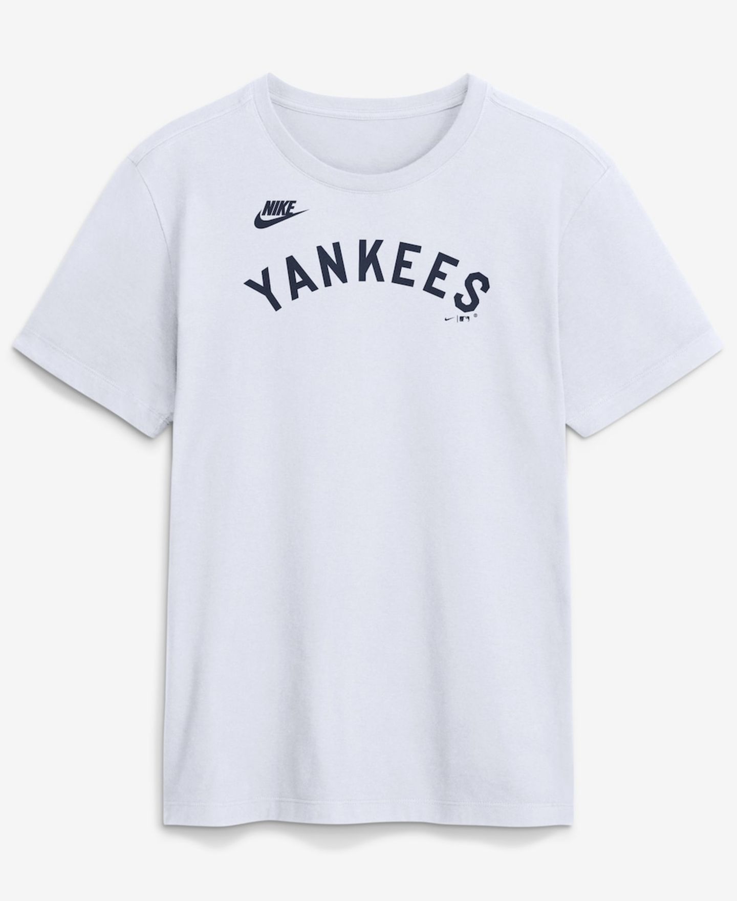 Мужская футболка Nike White New York Yankees Cooperstown Collection Wordmark — фото 1