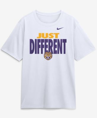 Men's White LSU Tigers Just Different Legend Dri-FIT T-Shirt