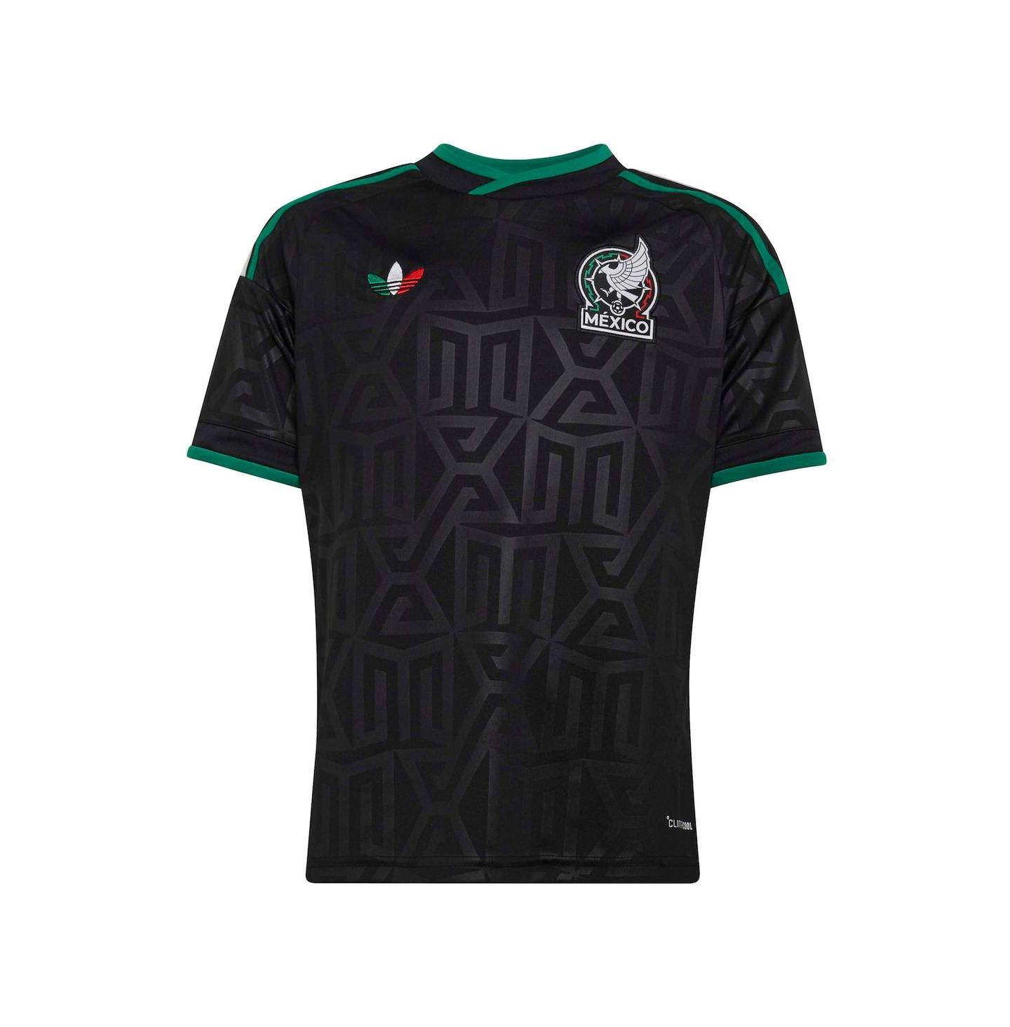 Детская джерси adidas Mexico National Team 2026 Third Replica, чёрная — фото 2