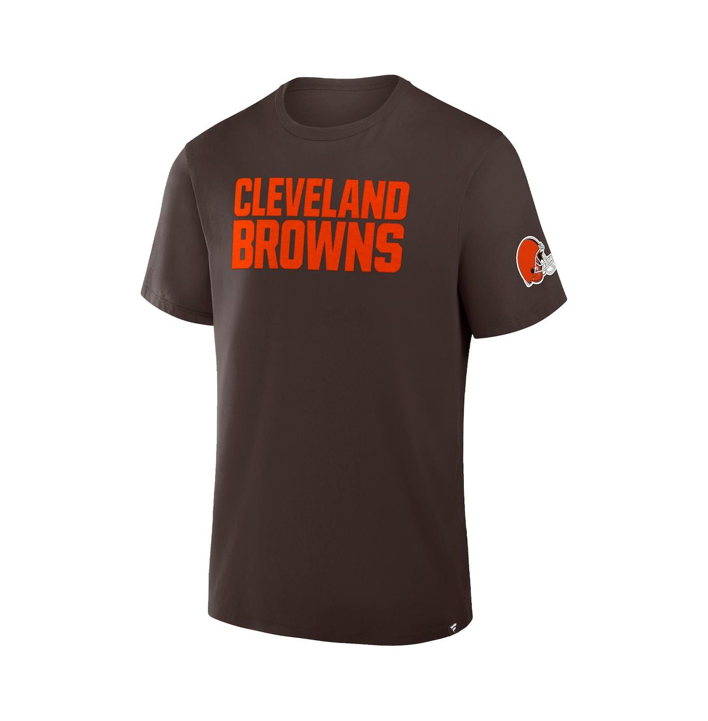 Мужская футболка Fanatics Brown Cleveland Browns Option Route Legacy — фото 2