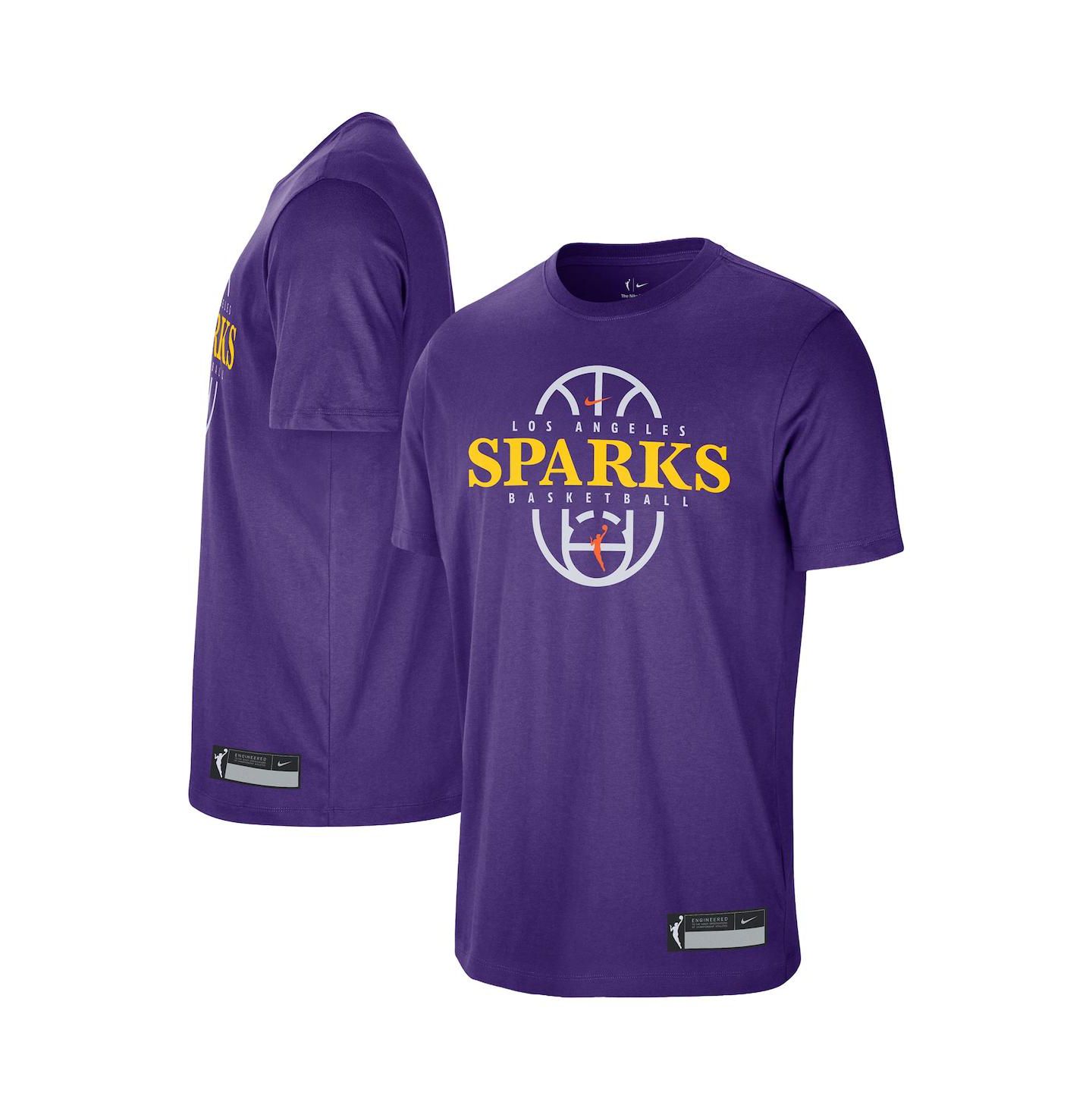 Футболка Nike Purple Los Angeles Sparks 2026 On-Court Authentic Practice Premium — фото 1