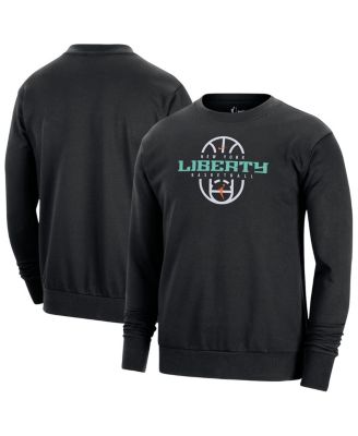Men's and Women's Black New York Liberty 2026&nbsp;On-Court Practice Dri-FIT Sweatshirt