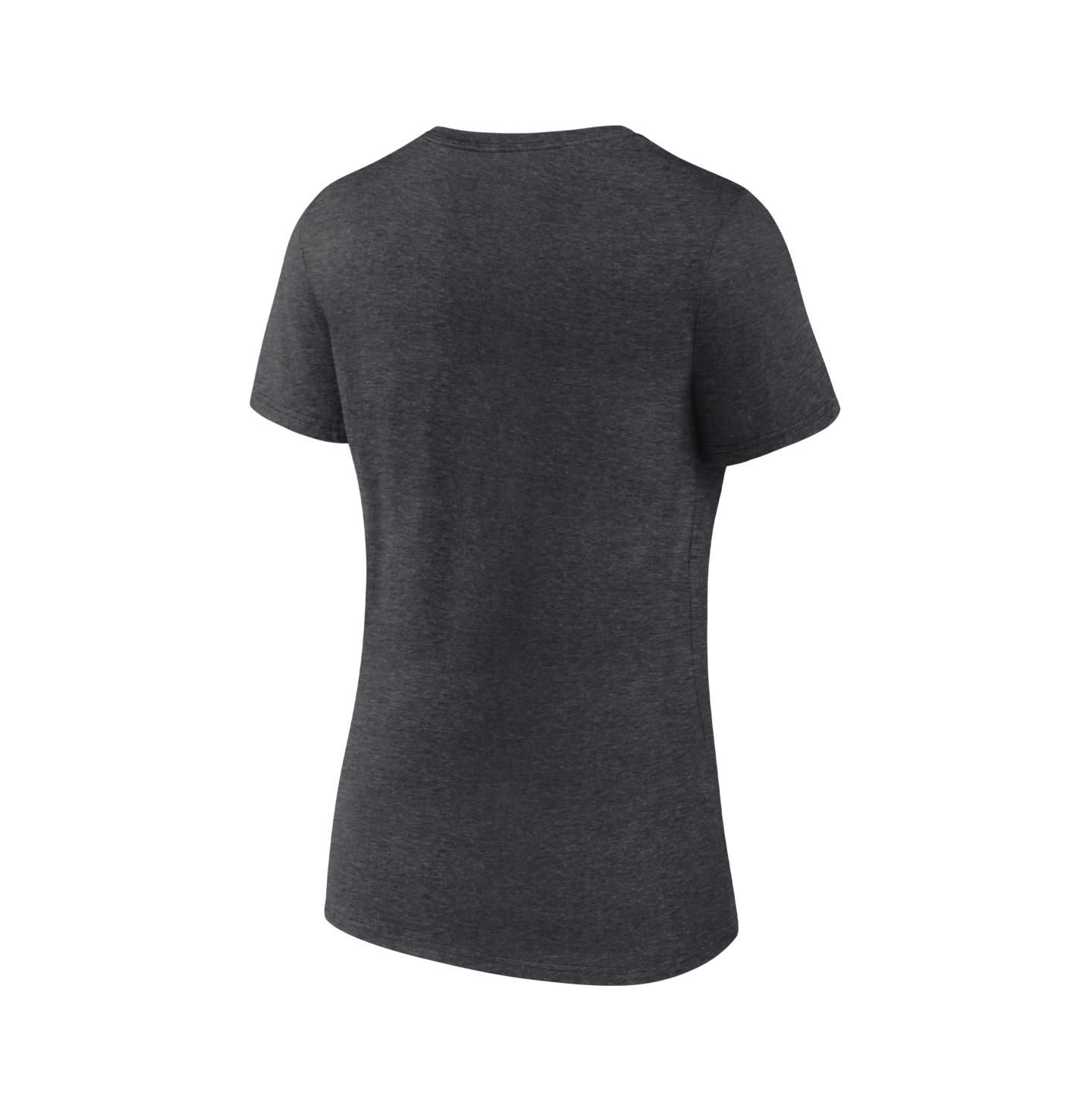 Женская футболка Logo Athletic Heather Charcoal Minnesota Wild Arch Victory V-Neck — фото 3