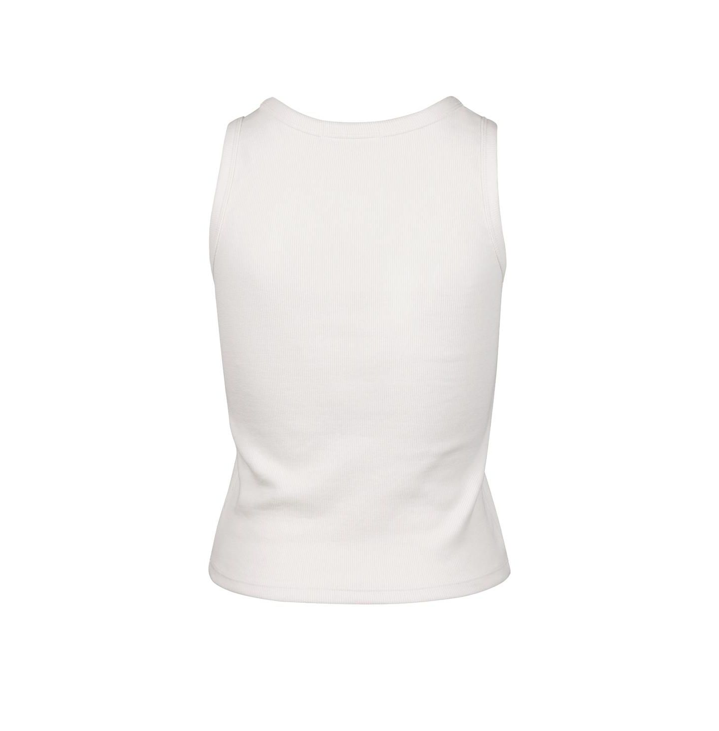 Женский топ '47 Brand Cream New York Yankees Floral Logo Ribbed Baby Tank Top — фото 3
