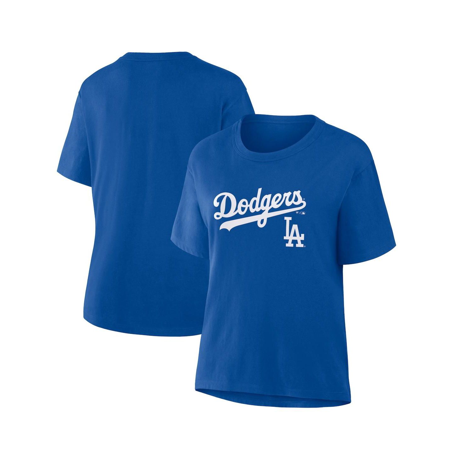 Женская футболка Fanatics Royal Los Angeles Dodgers Lockup Legacy — фото 1