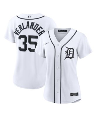 Women's Justin Verlander White Detroit Tigers Home Replica Jersey