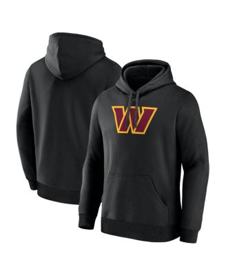Men's Black Washington Commanders Primary Logo Hoodie