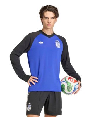 Men's Blue Argentina National Team 2026 Long Sleeve Pre-Match Top