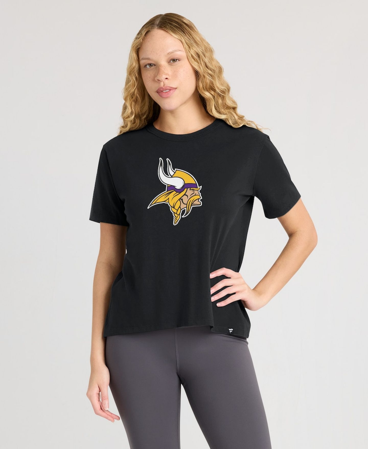 Женская футболка Fanatics Black Minnesota Vikings Essential Legacy — фото 4