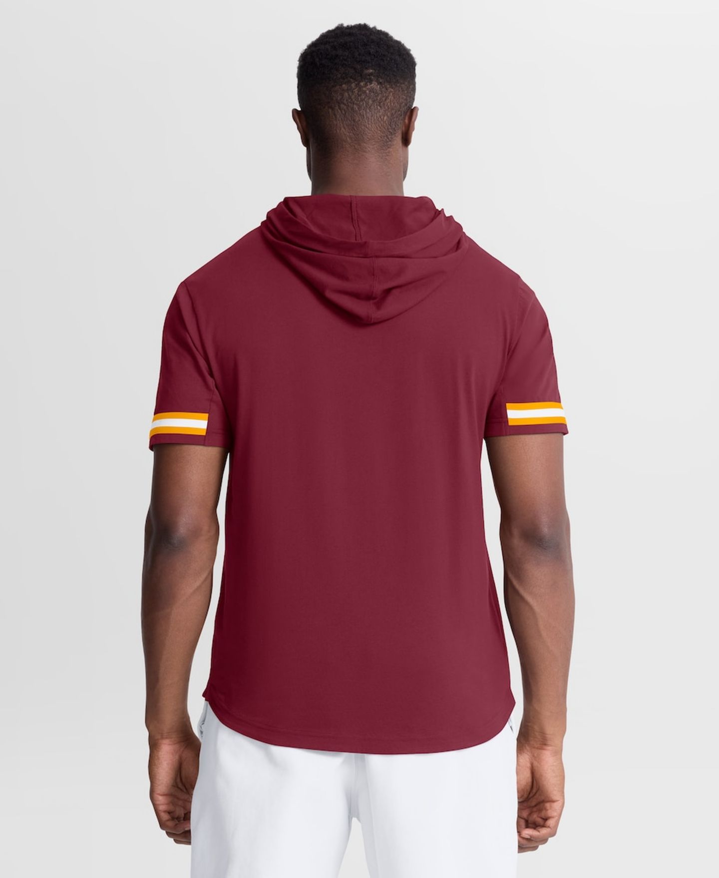 Мужская футболка Fanatics Burgundy Washington Commanders Optimal Play Short Sleeve Hooded — фото 4