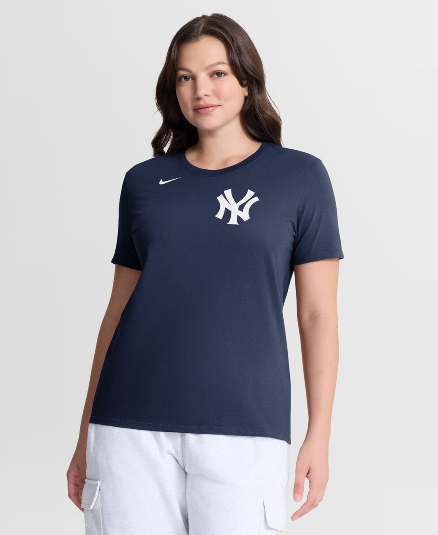 Women's Navy New York Yankees Wordmark T-Shirt