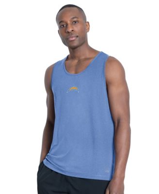 Men's Royal Los Angeles Chargers Energy Scoop Neck Tank Top