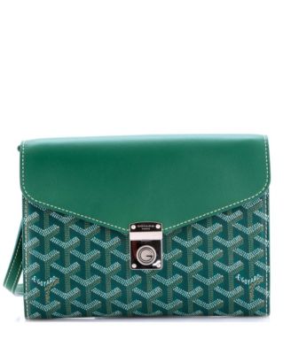 Chypre Wallet on Strap Coated Canvas with Leather