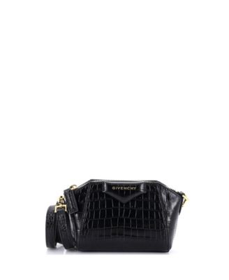 Nano Antigona Crossbody Bag Embossed Leather