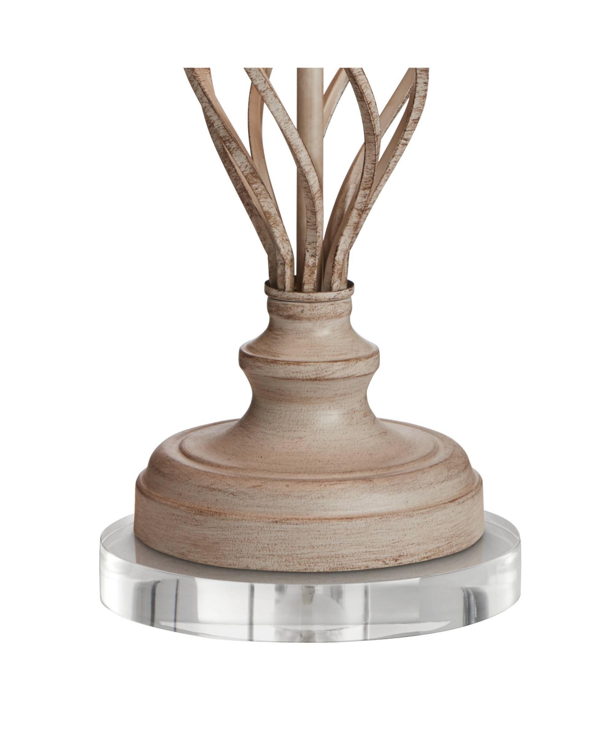 Franklin Iron Works Annie Modern Coastal Table Lamps 29" Tall Set of 2 with Round Risers Sand Iron Tapered Drum Shade for Bedroom Living Room Bedside