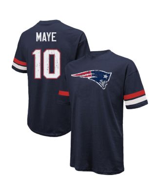 Men's Drake Maye Navy New England Patriots Oversized T-Shirt