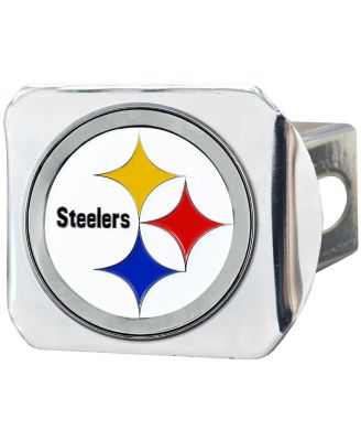 Pittsburgh Steelers Color on Chrome Hitch Cover