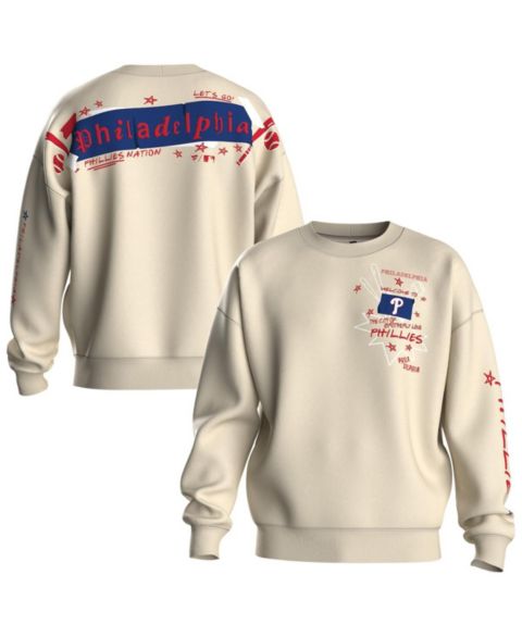Женская толстовка Fanatics Beige Philadelphia Phillies Graffiti Fleece