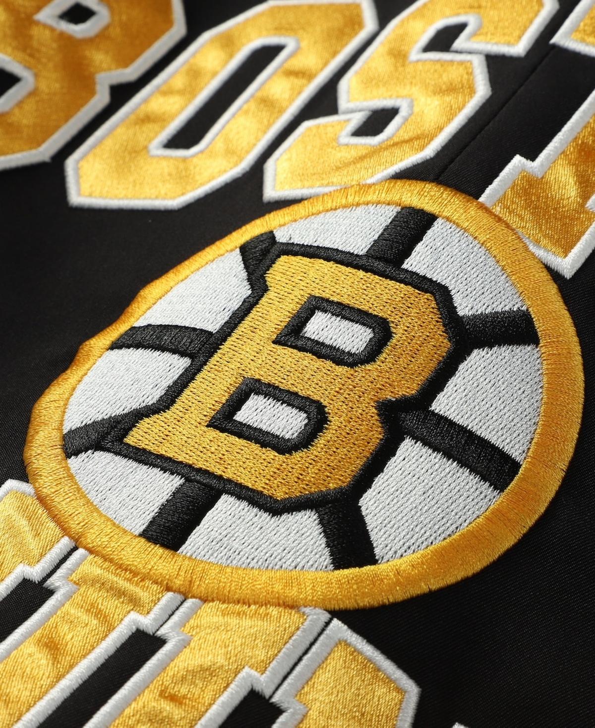 The Wild Collective Women's Black Boston Bruins Original 6 Hooded Blazer