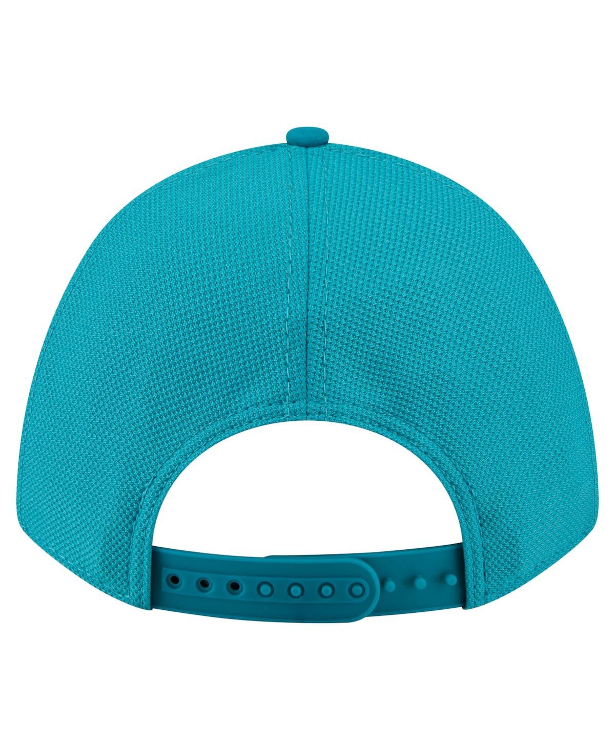 New Era Men's Teal Jacksonville Jaguars Floral 9FORTY M-Crown Trucker Adjustable Hat