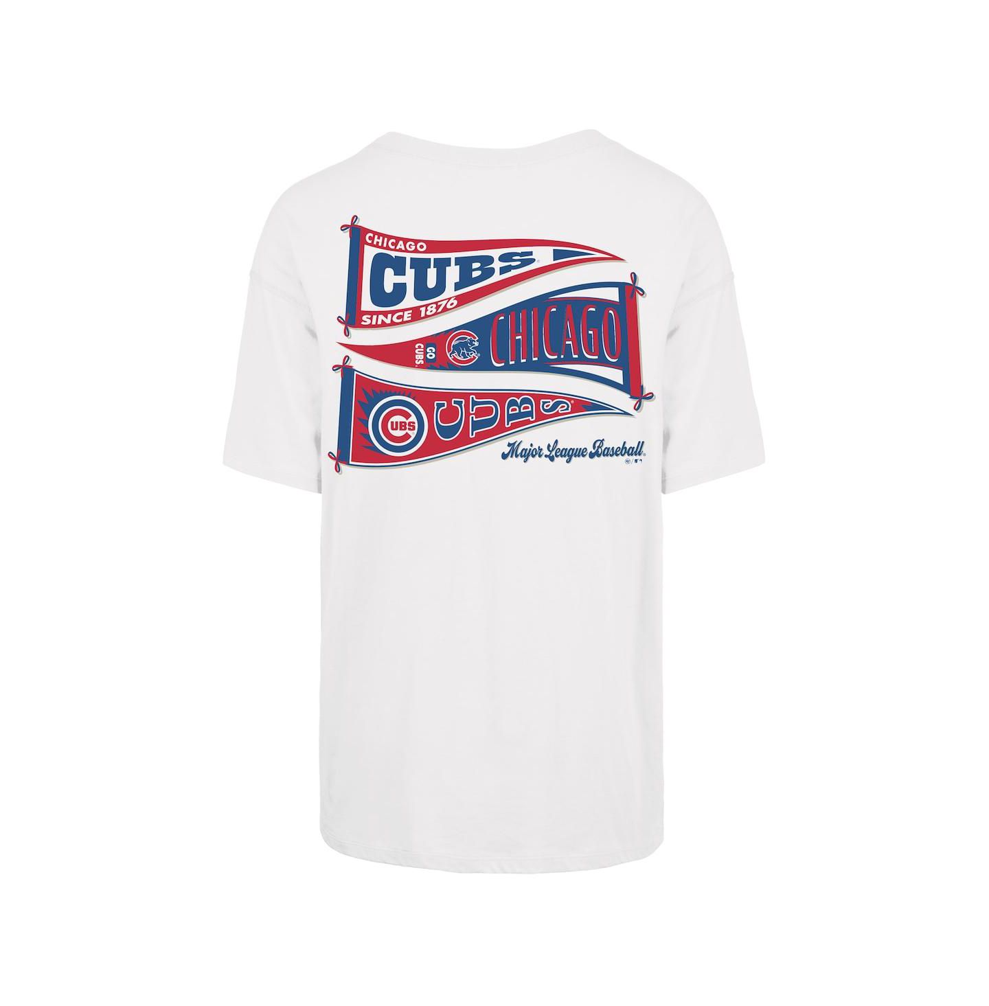 Женская футболка '47 Brand Sand Chicago Cubs Bow Banner Sadie — фото 2