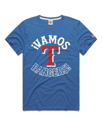 Men's Royal Texas Rangers Vamos Tri-Blend T-Shirt