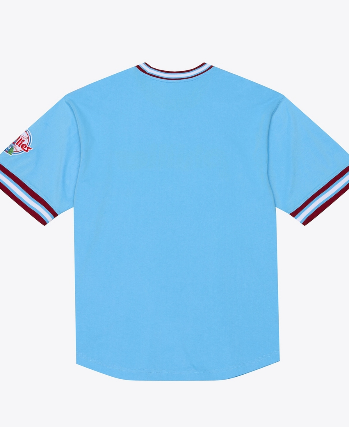 Mitchell & Ness Men's Light Blue Philadelphia Phillies Wild Pitch Ringer T-Shirt