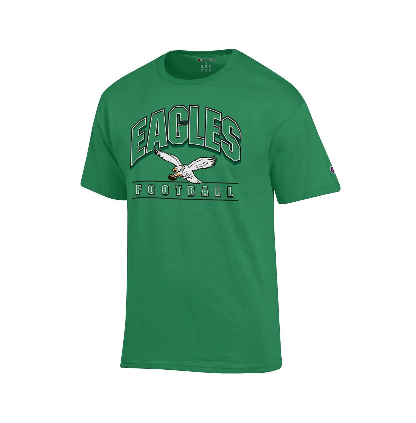 Мужская футболка Champion Kelly Green Philadelphia Eagles Jersey — фото 3