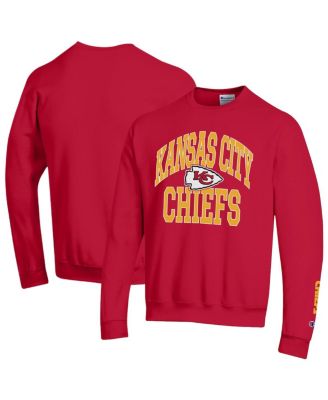 Men's Red Kansas City Chiefs Powerblend Fleece Sweatshirt