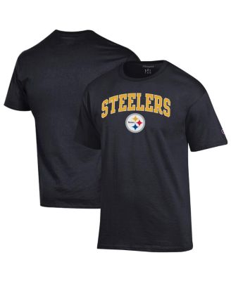 Men's Black Pittsburgh Steelers Arch Over Logo T-Shirt