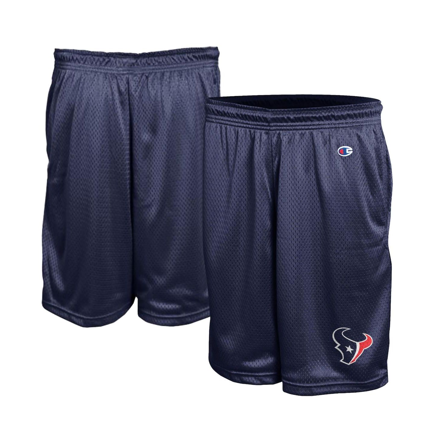 Мужские шорты Champion Navy Houston Texans Classic Mesh — фото 1