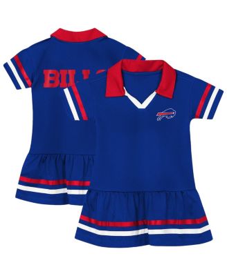 Girls Toddler Royal Buffalo Bills Star Player Dress