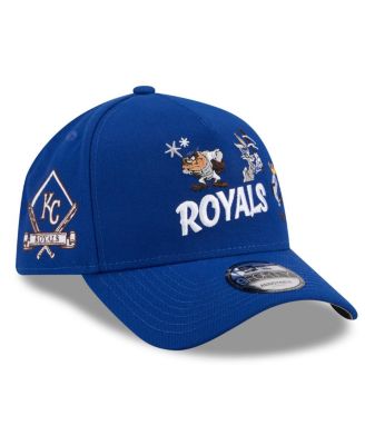 Big Boys and Girls Royal Kansas City Royals Looney Tunes A-Frame 9FORTY Adjustable Hat