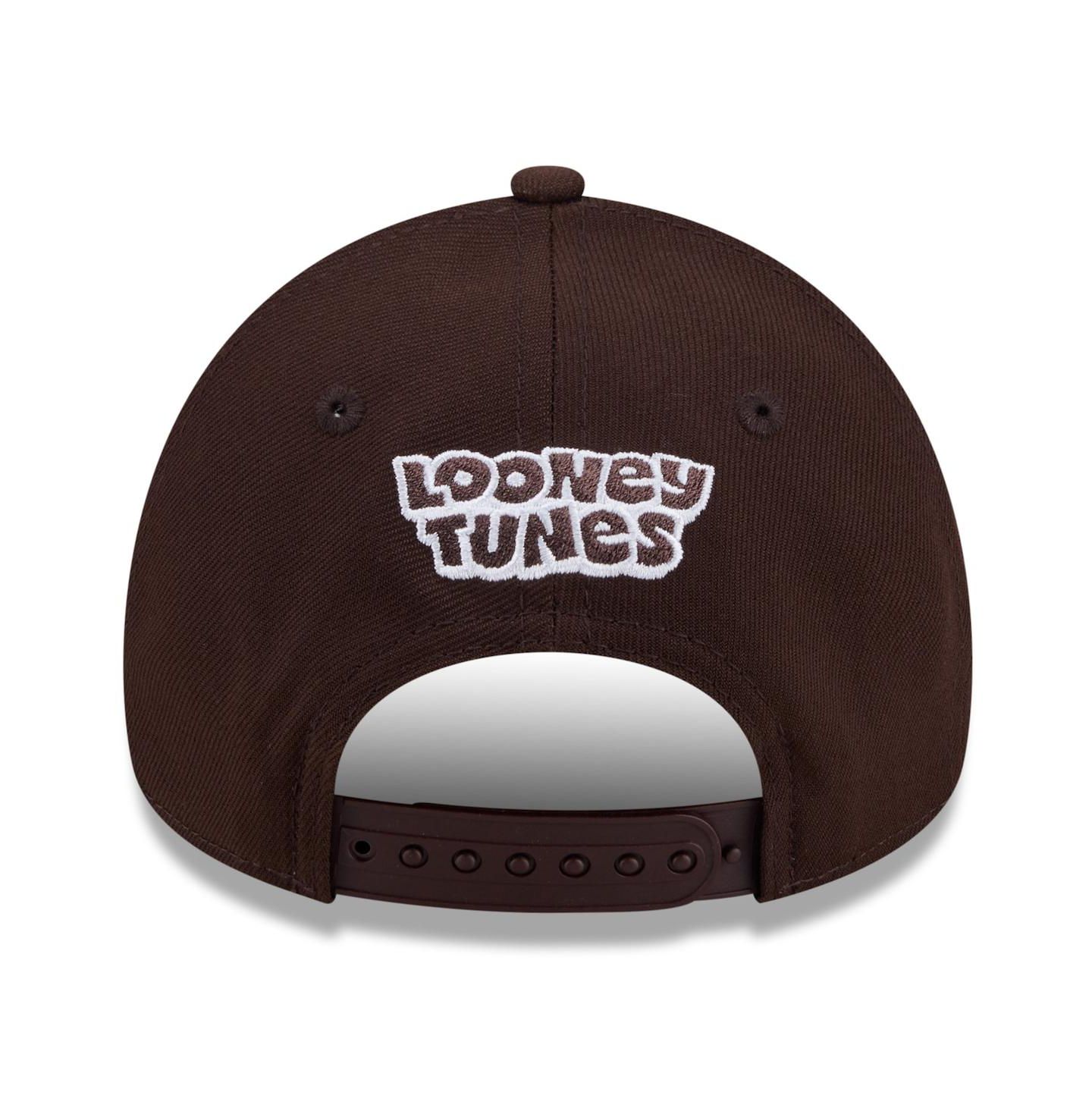 Детская кепка New Era Brown San Diego Padres Looney Tunes A-Frame 9FORTY Adjustable Hat — фото 2