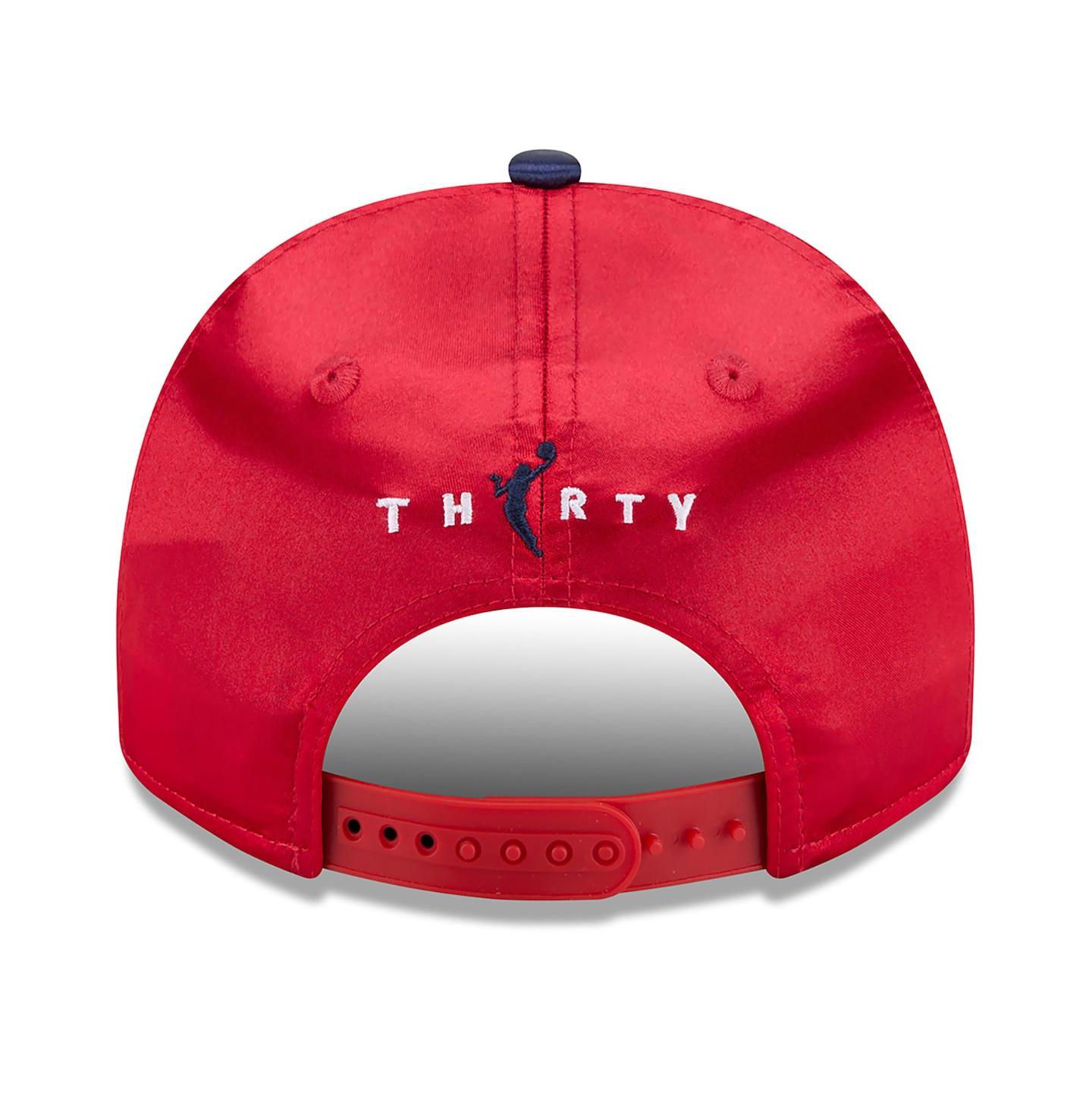 Кепка New Era Red/Navy Indiana Fever 2026 WNBA Draft Satin A-Frame 9FORTY Adjustable Hat — фото 2