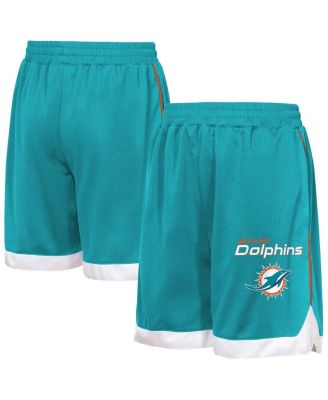 Big Boys and Girls Aqua Miami Dolphins All Star Mesh Shorts