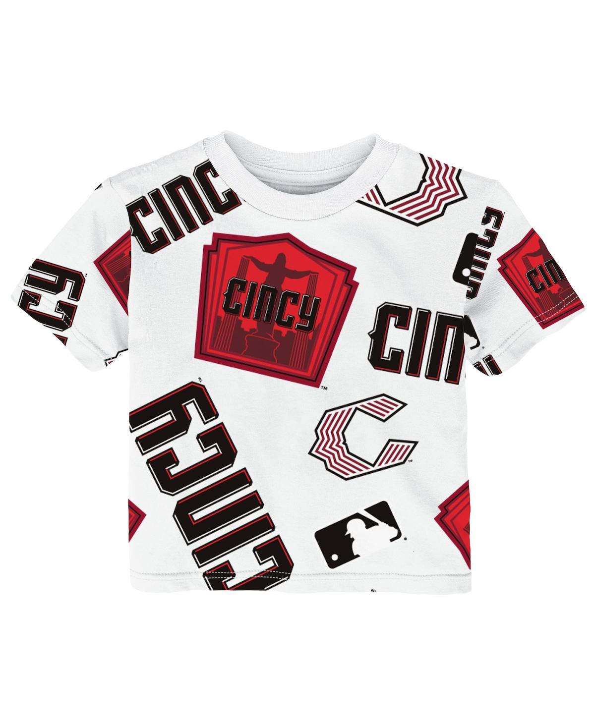 Outerstuff Toddler White Cincinnati Reds 2026 City Connect Game Day T-Shirt