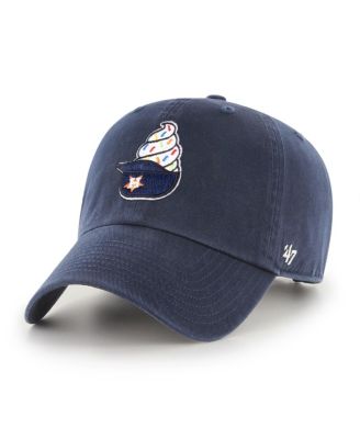 Men's Navy Houston Astros Ice Cream Helmet Clean Up Adjustable Hat