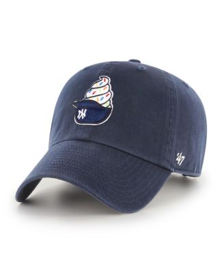 Men's Navy New York Yankees Ice Cream Helmet Clean Up Adjustable Hat