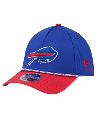 Men's Royal/Red Buffalo Bills Rope M-Crown A-Frame 39THIRTY Flex Hat